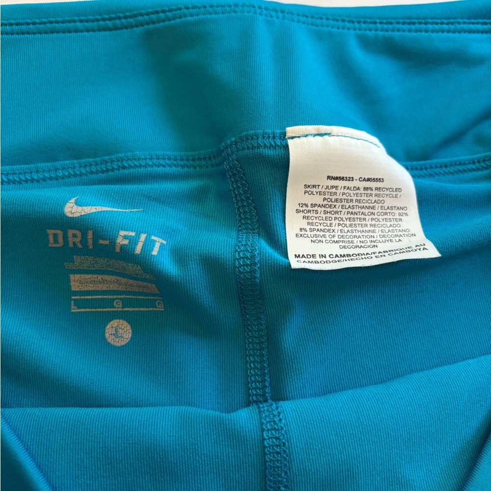 Nike Teal Tennis Skirt